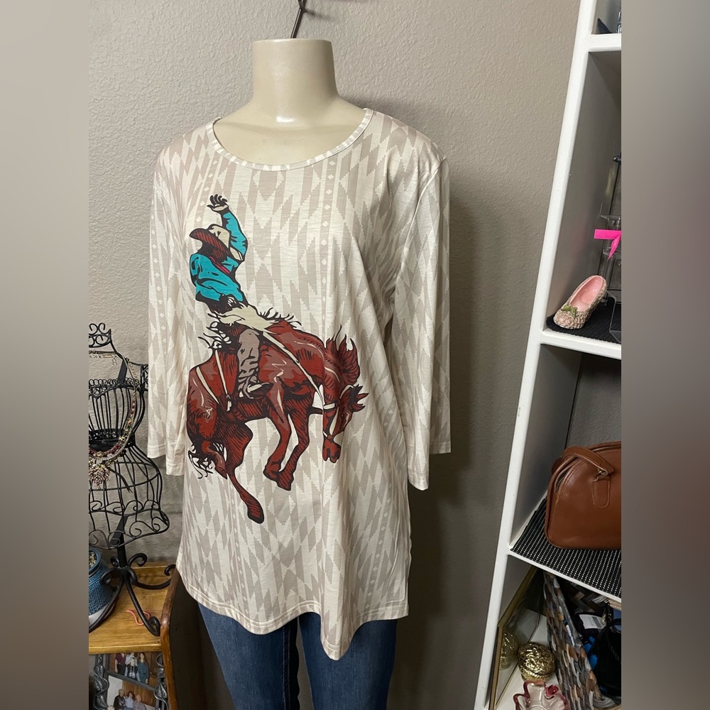 NWT L Crazy Train Top